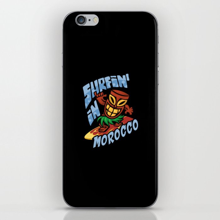 Surfing in Morocco iPhone Skin