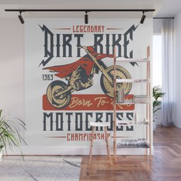 Legendary Dirt Bike Motocross Wall Mural