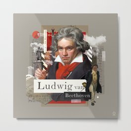 Beethoven Metal Print