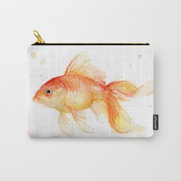 Goldfish Watercolor Fish Carry-All Pouch