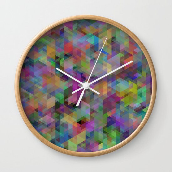Panelscape - #11 society6 custom generation Wall Clock
