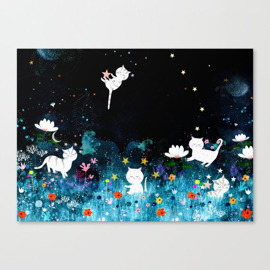 colourful night Canvas Print