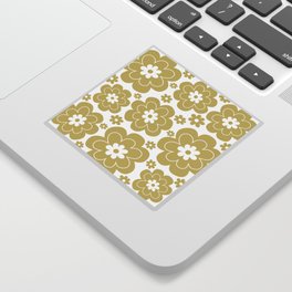 Retro Flower Pattern 603 Sticker