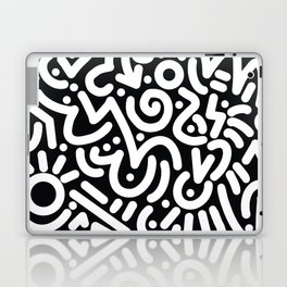 Squiggle Doodle Graffiti Laptop Skin