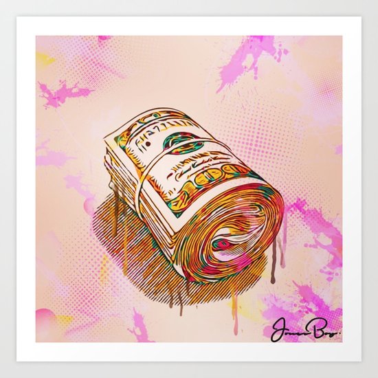 Bankroll Art Print By Jonesboy Society6