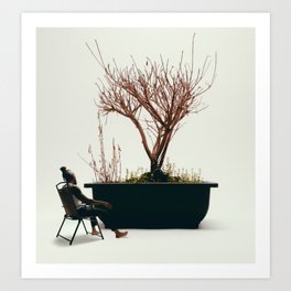 Waiting for Growth Art Print