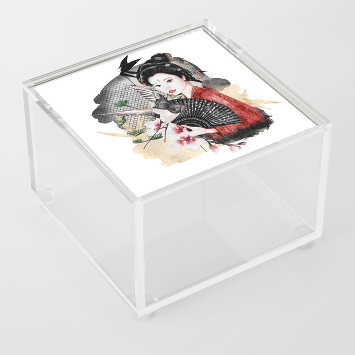 Geisha girl Acrylic Box