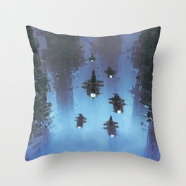 The Voyage Home Throw Pillow