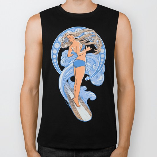 Surf Nouveau Biker Tank