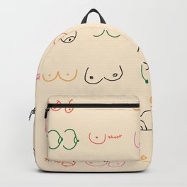 Pastel Boobies Sketch Backpack