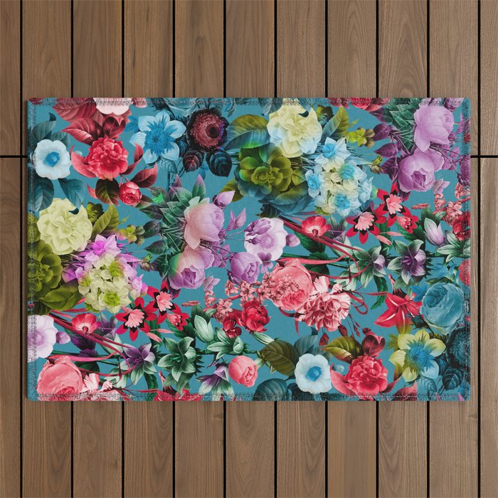 SUMMER BOTANICAL V Outdoor Rug