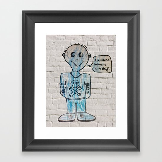 Have a nice day Framed Art Print