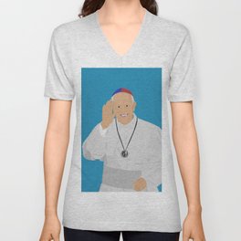 Pope Francis - San Lorenzo version V Neck T Shirt