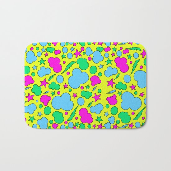 Candy chaotic storm Bath Mat