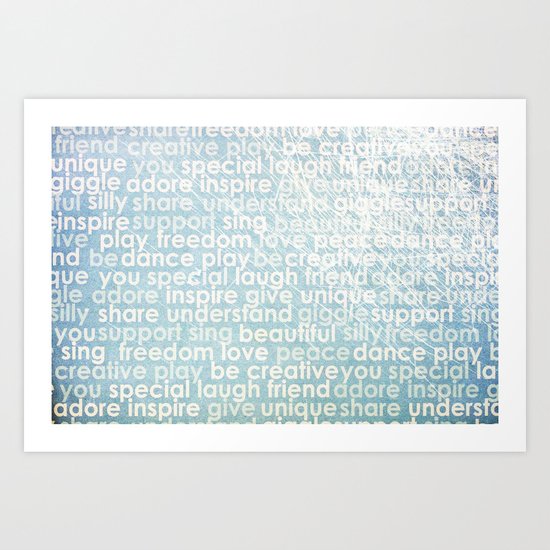 Defining you Art Print