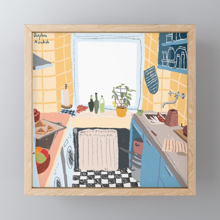 Kitchen Framed Mini Art Print