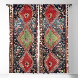 Luri Fars Southwest Persian Animal Carpet Print Blackout Curtain