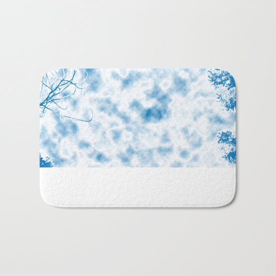 Winter Morning Moon Bath Mat