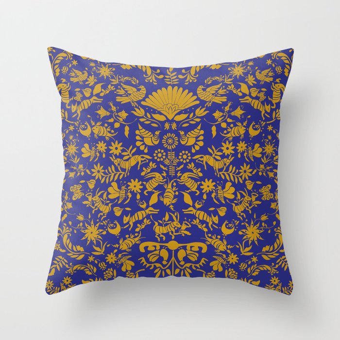 Otomi Ornament Throw Pillow
