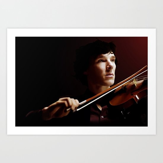 Violin Art Print
