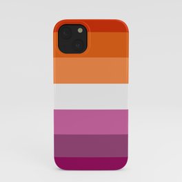 Lesbian Pride Flag iPhone Case