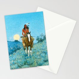 Frederic Remington - The Outlier, 1909 Stationery Card