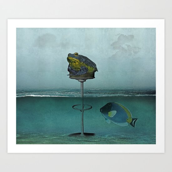 Toadstool Obviously Art Print
