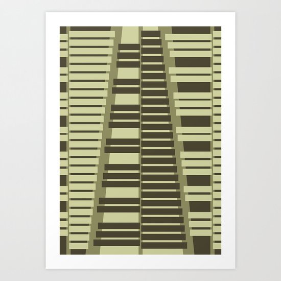 Instrumental series I - xylophone - ANALOG zine Art Print