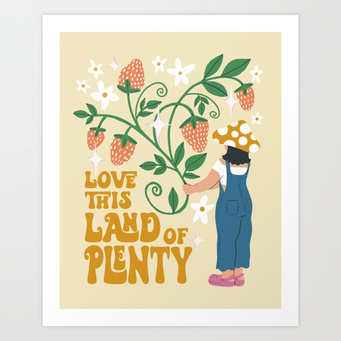 Land of Plenty Art Print
