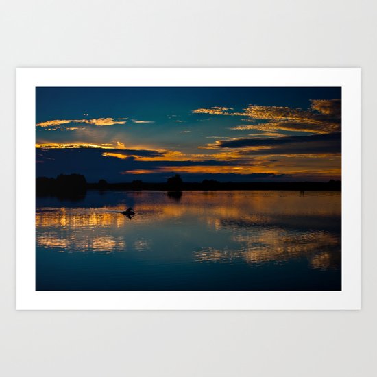 Dreamy night Art Print