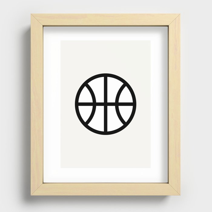 Basketball - Balls Serie Recessed Framed Print