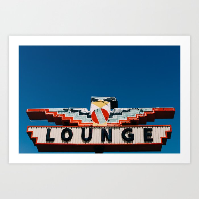 New Mexico Lounge Art Print