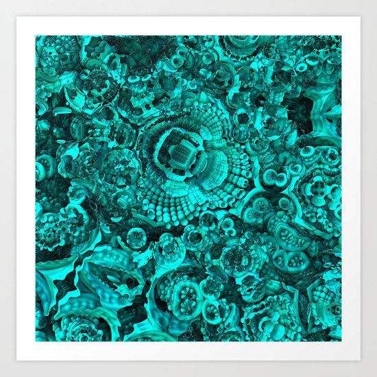 Flotsam & Jetsam II (Teal) Art Print