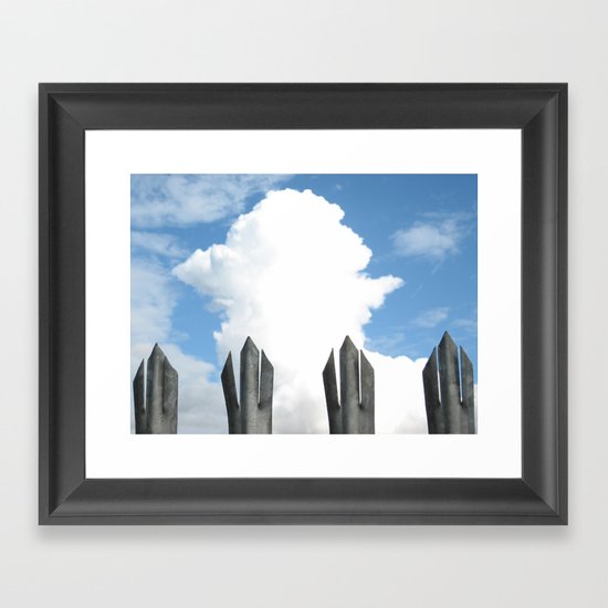 4 Forks Framed Art Print