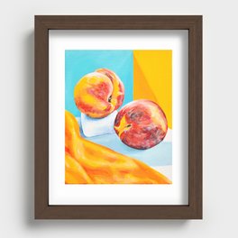 Peachy Keen Recessed Framed Print