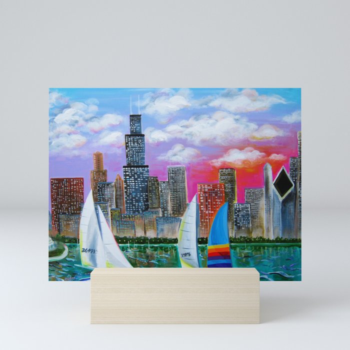 Magnificent Chicago Skyline Mini Art Print