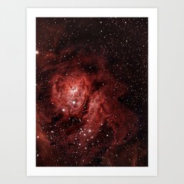 Lagoon Nebula Art Print
