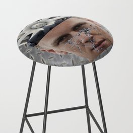 Barbed Wire Face Bar Stool