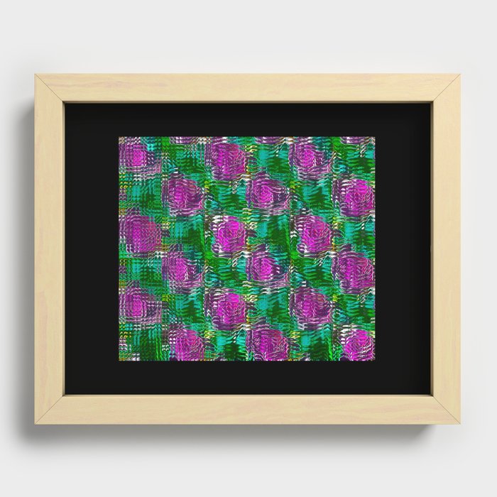 Rose Mirrorverse Recessed Framed Print