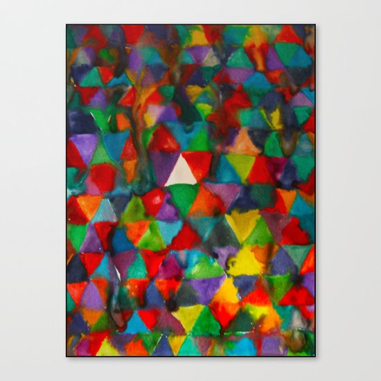 Triangles Canvas Print