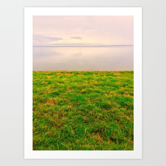 grass and water :) Art Print