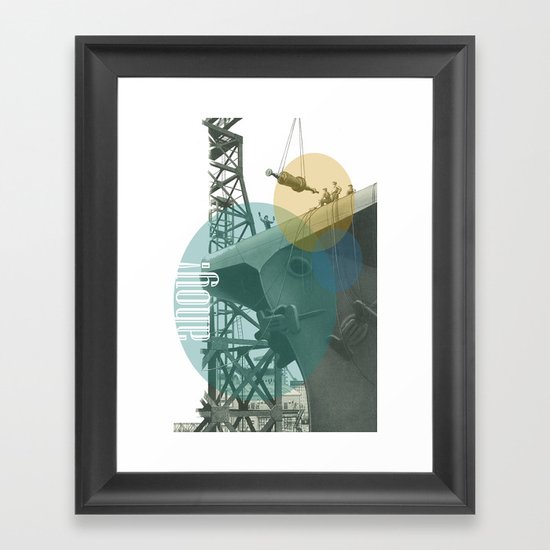 Ahoy! Framed Art Print