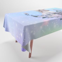 Unicorn and Flowers Tablecloth