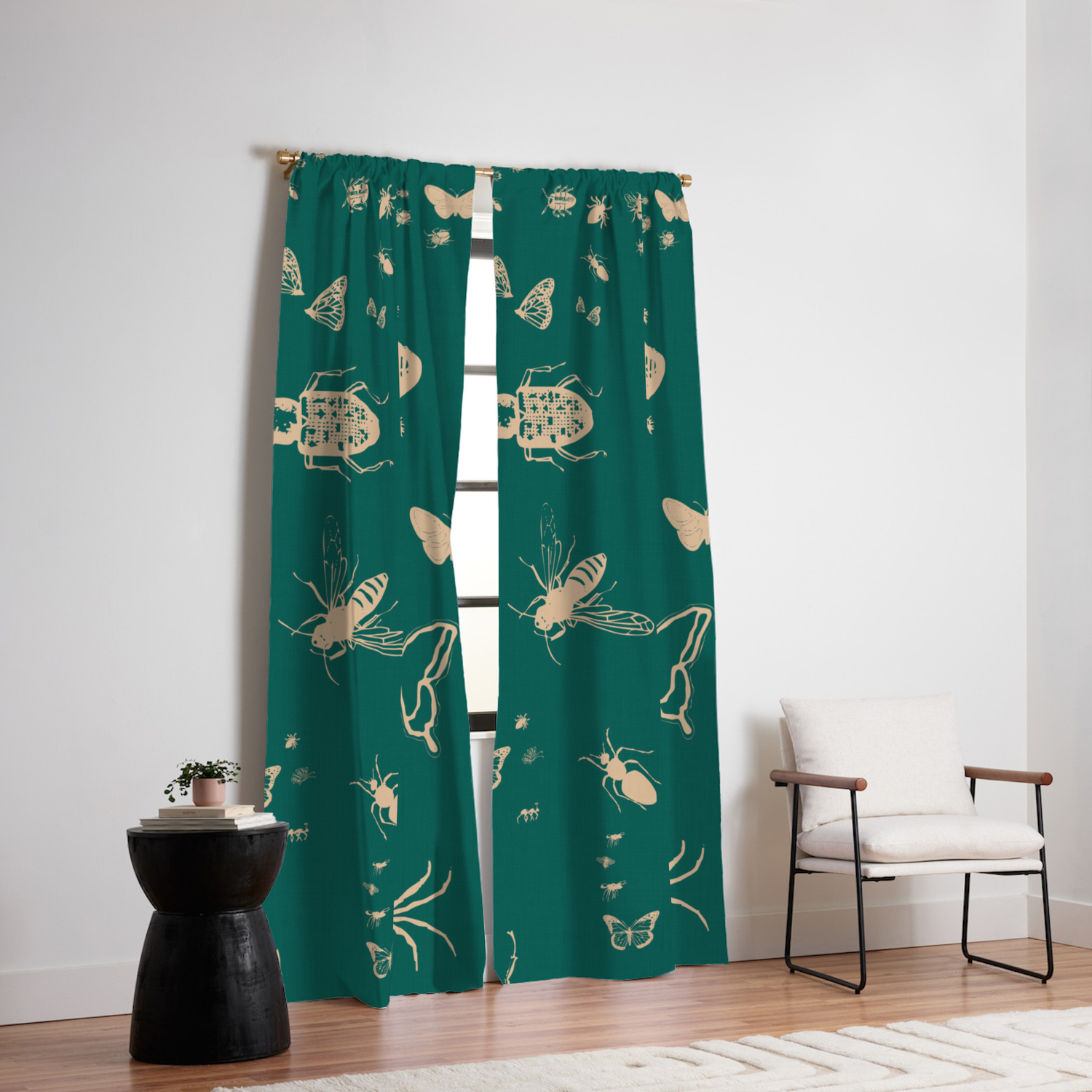 Don T Let The Bed Bugs Bite Blackout Curtain By Aapshop Society6