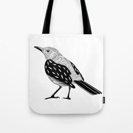 Black bird Tote Bag