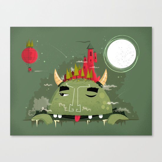 :::Heavy Burden::: Canvas Print