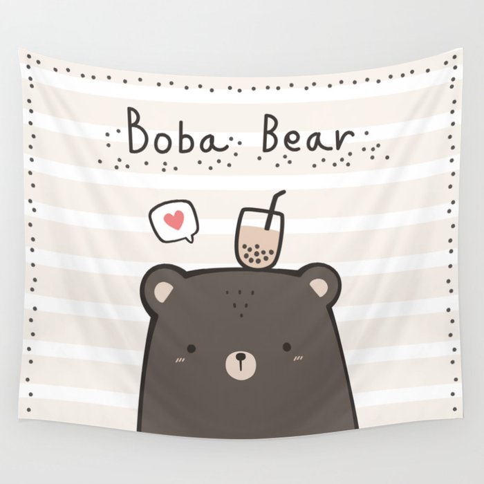 Boba Bear Wall Tapestry