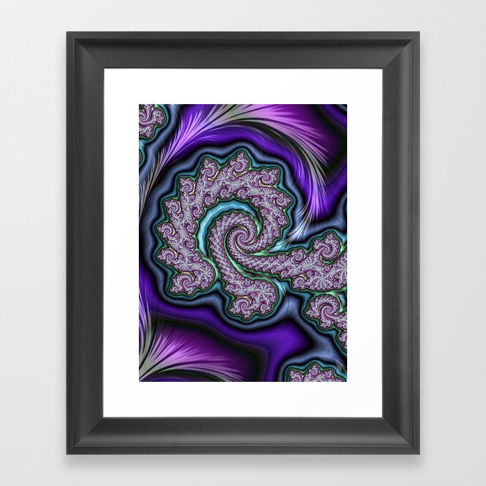 A Passion for Purple Framed Art Print