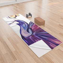 Abstract Ballerina Yoga Towel