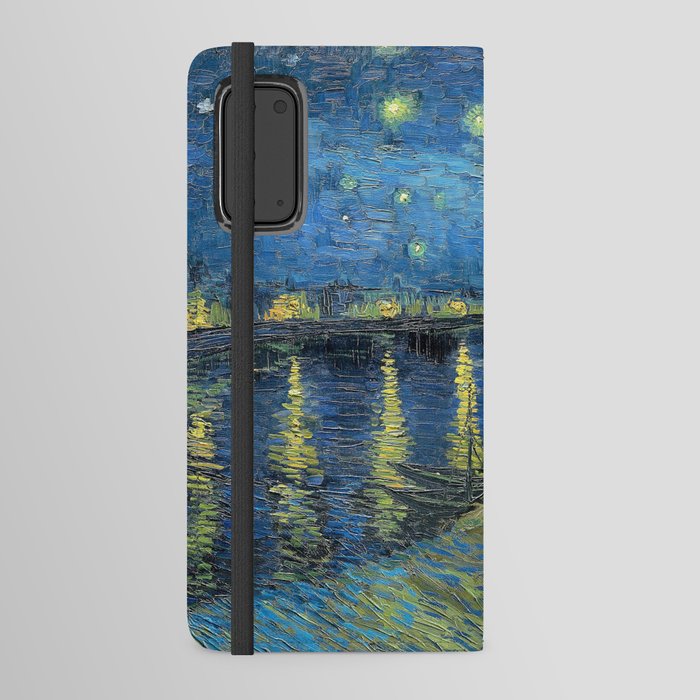 Vincent van Gogh Starry Night Over the Rhone Android Wallet Case